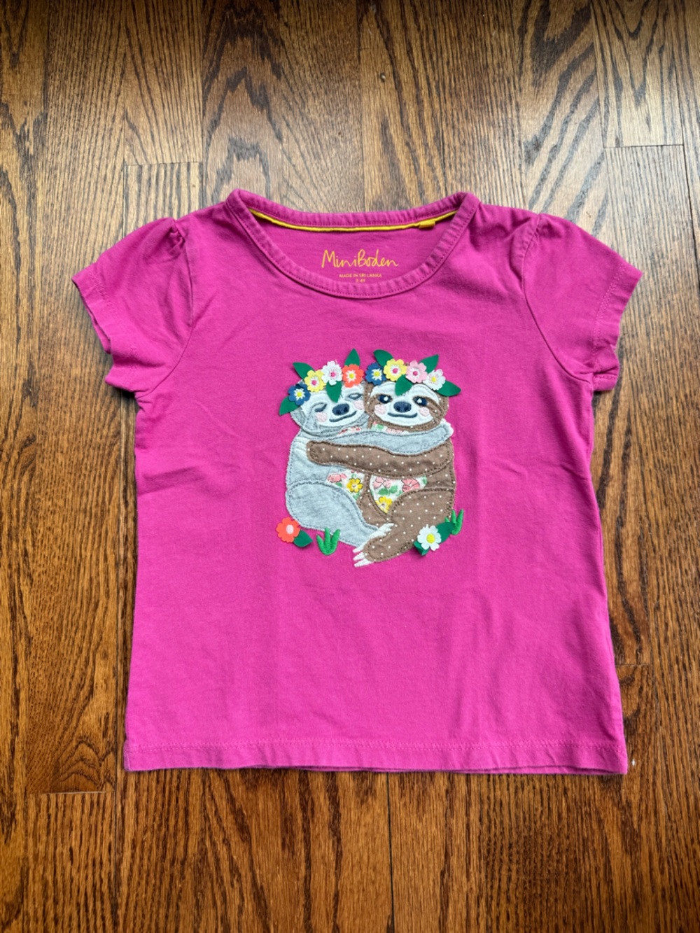 Mini Boden Sloth Tee 3-4 Years
